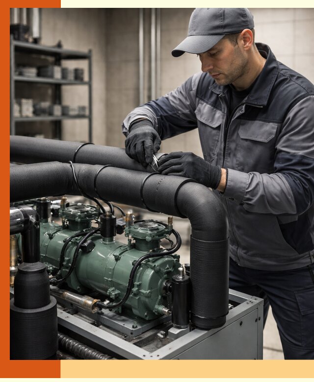 Утепление холодильного агрегата и теплоизоляция в Балахне