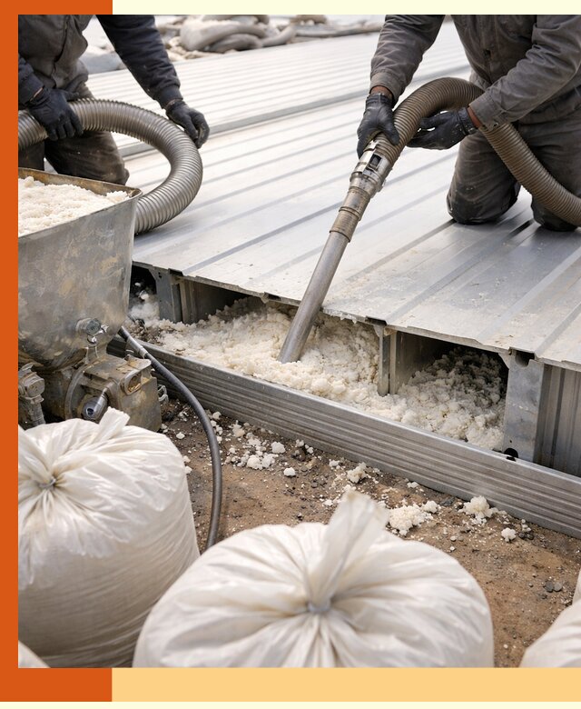 Заполнение пустот кровельных панелей пенными и мокрыми герметиками в Балахне