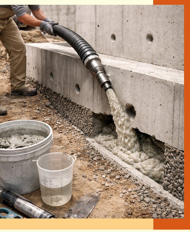 Заполнение полостей фундамента в Балахне от 7105 руб. под ключ | ТепломастерБлх