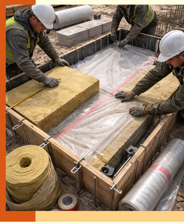 Теплоизоляция опалубки для строительства в Балахне