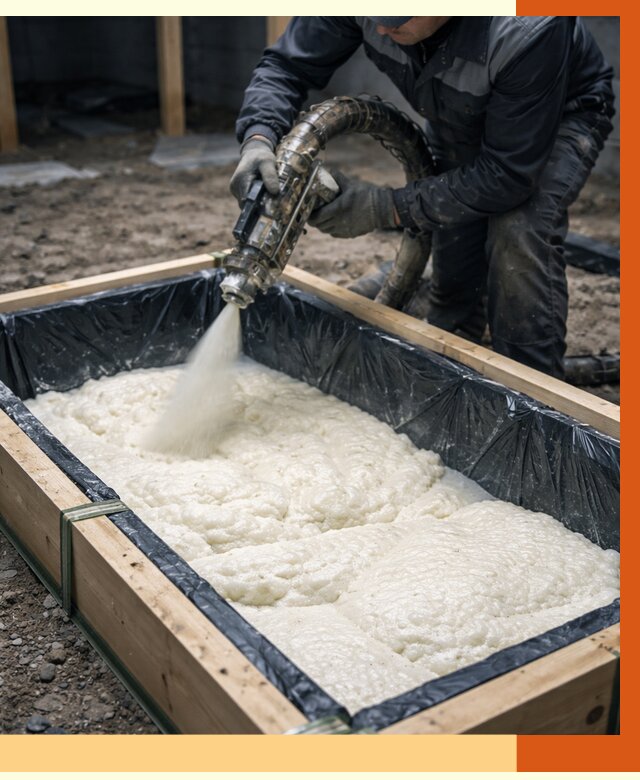 Заливка ППУ в формы в Балахне от 2612 руб. — утепление форм под ключ | ТепломастерБлх