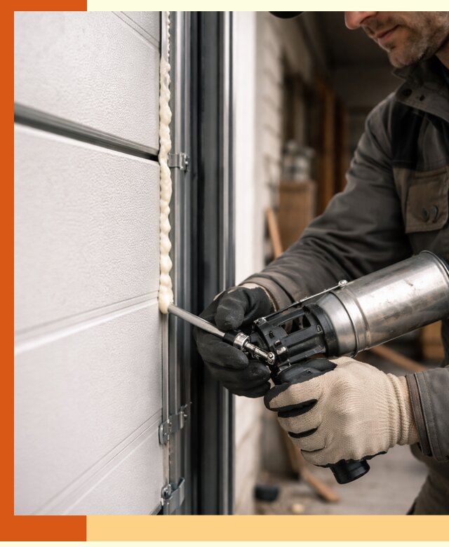 Заполнение пустот ворот в Балахне профессионально и герметично