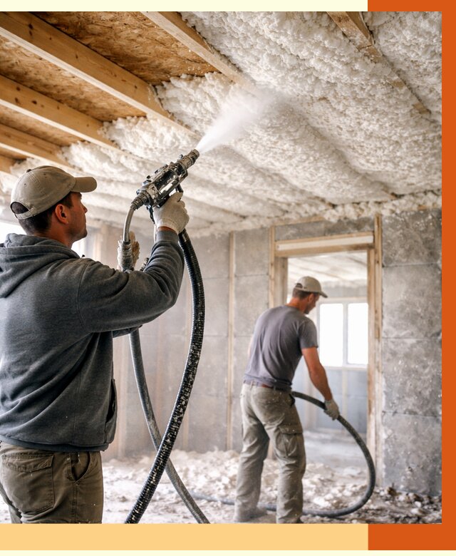 Утепление пеноизолом в Балахне от 1672 руб./м2 под ключ | ТепломастерБлх