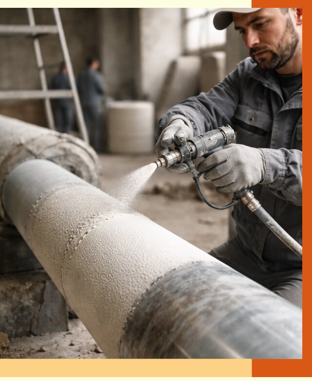 Утепление труб жидкой теплоизоляцией в Балахне от 7836 руб. под ключ | ТепломастерБлх