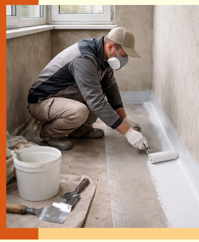 Утепление балкона жидкой теплоизоляцией в Балахне