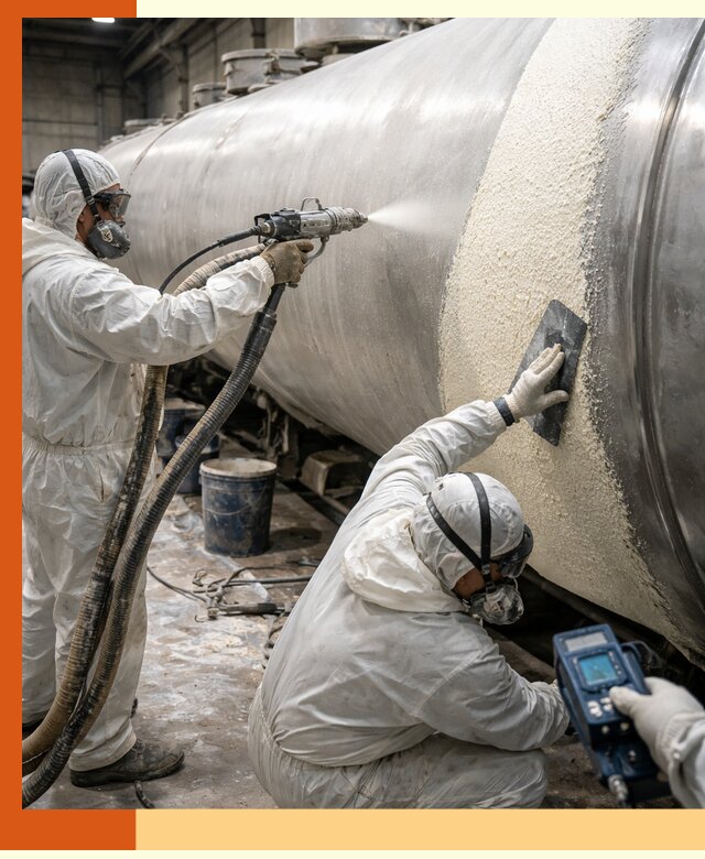 Утепление автоцистерн жидкой теплоизоляцией в Балахне