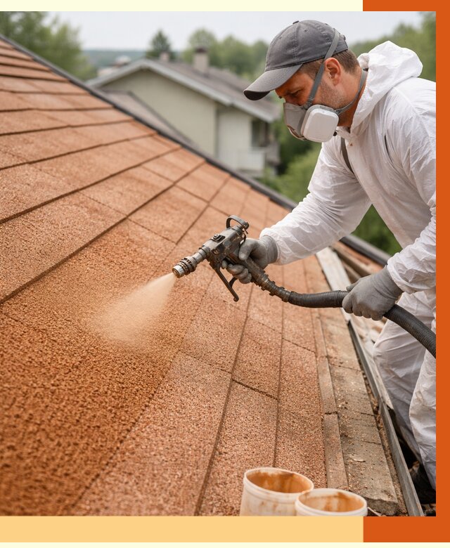 Утепление кровли жидкой пробкой в Балахне от 2821 руб./м² под ключ | ТепломастерБлх