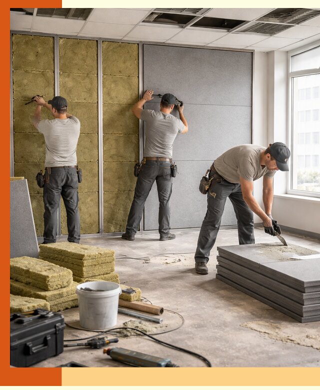 Профессиональная шумоизоляция офисов в Балахне для комфорта сотрудников