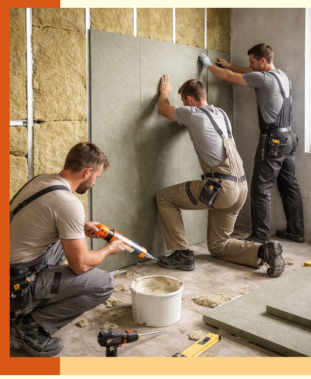 Профессиональная шумоизоляция стен в Балахне для квартир и домов