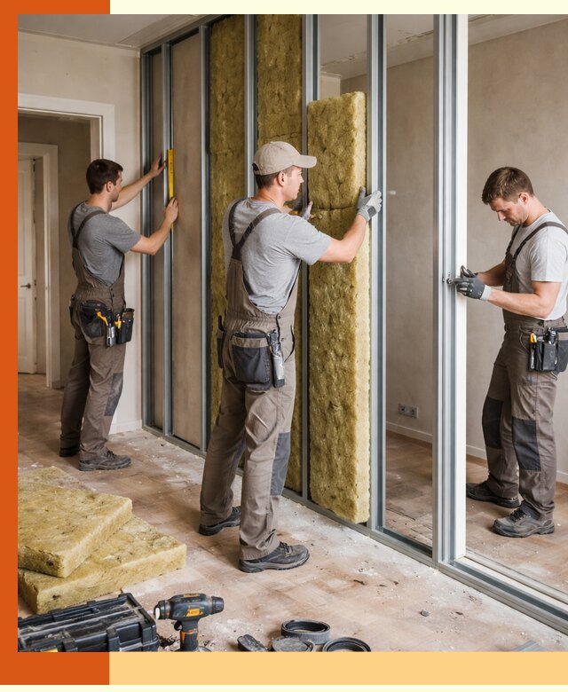 Шумоизоляция межкомнатных перегородок в Балахне эффективно и надёжно