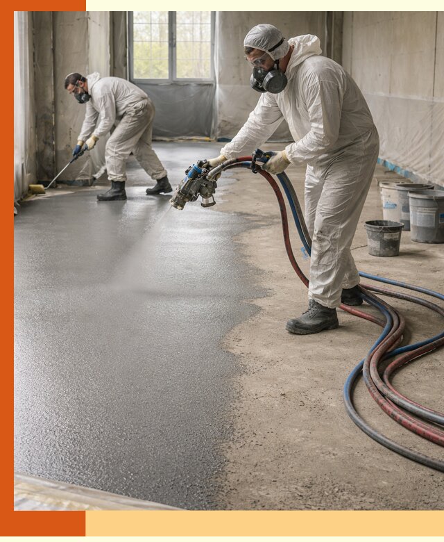 Гидроизоляция полимочевиной полов и конструкций в Балахне