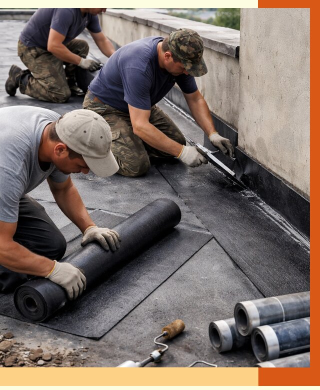 Гидроизоляция кровли в Балахне от 4702 руб. — профессиональная гидроизоляция крыши | ТепломастерБлх