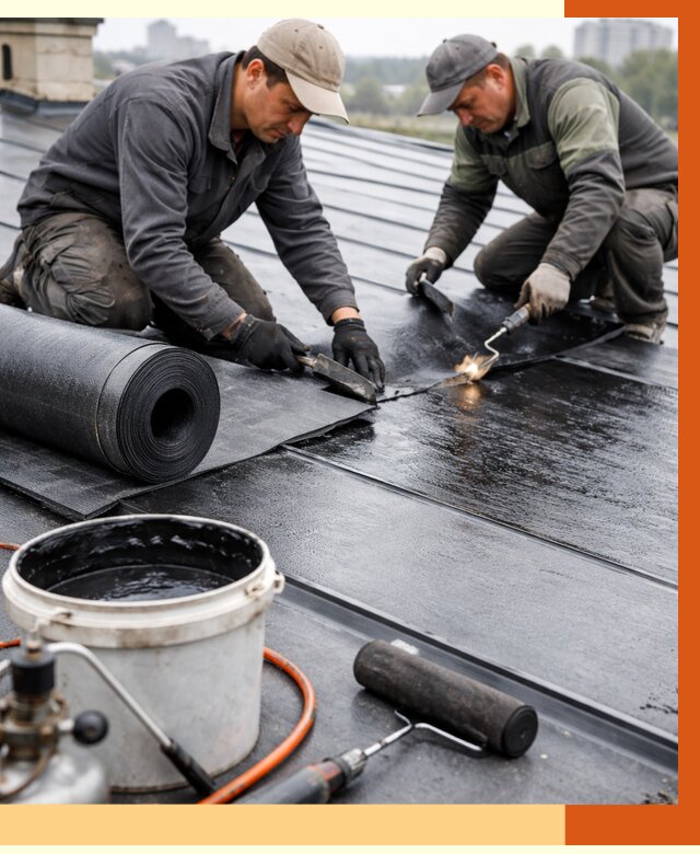 Гидроизоляция фальцевой кровли в Балахне от 7836 руб. под ключ | ТепломастерБлх
