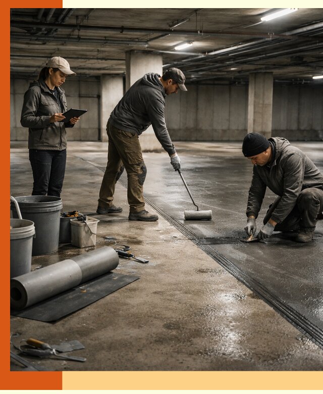 Гидроизоляция паркинга в Балахне: качественная защита зданий