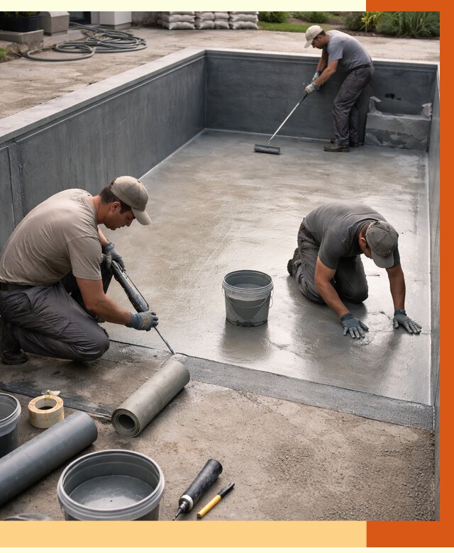 Профессиональная гидроизоляция бассейна в Балахне от 6791 руб. за м2 | ТепломастерБлх