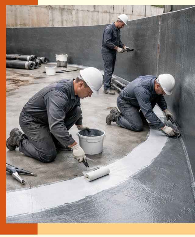 Гидроизоляция резервуара для топлива в Балахне