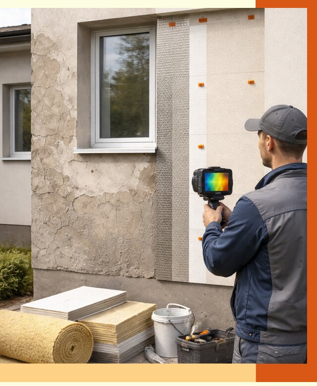 Тепловизионное обследование фасада в Балахне от 4702 руб. под ключ | ТепломастерБлх