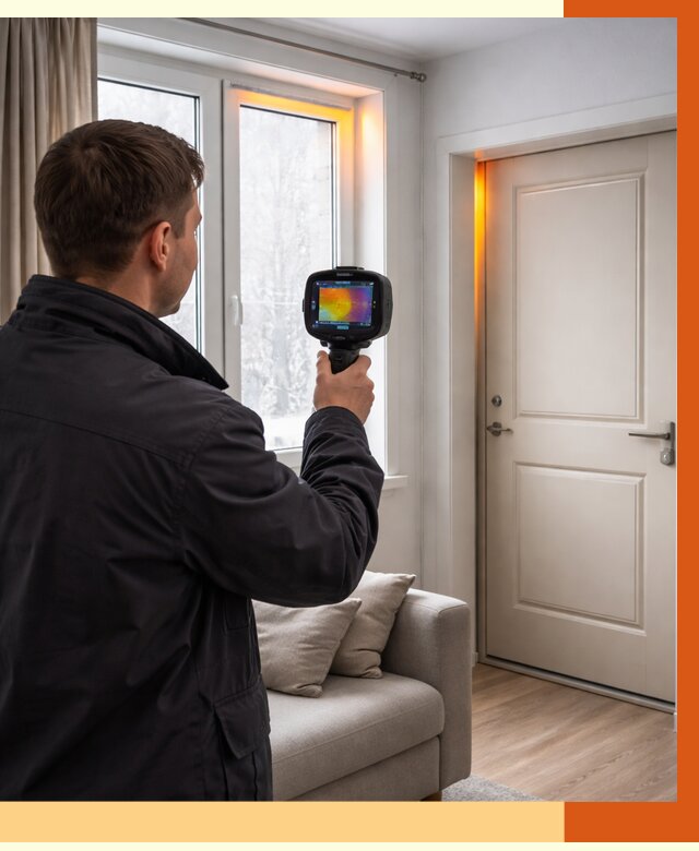 Тепловизионное обследование окон и дверей в Балахне от 4702 руб. | ТепломастерБлх
