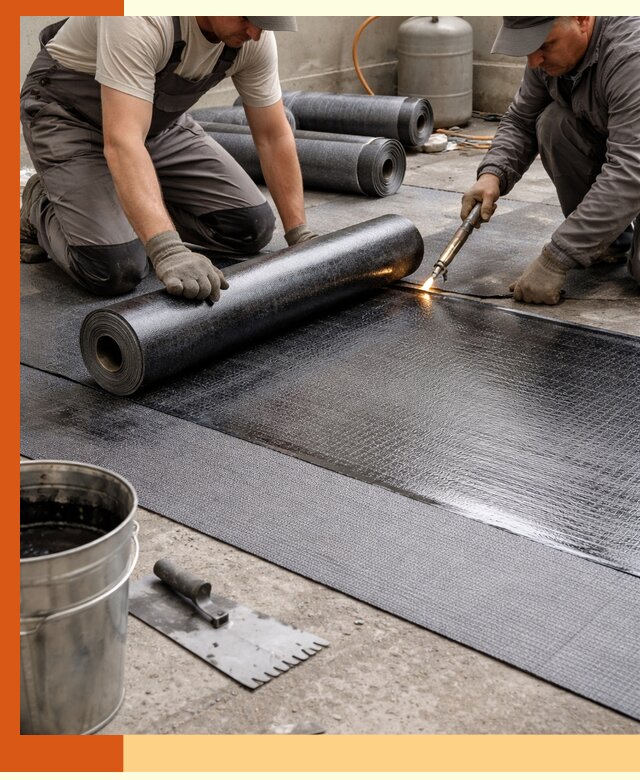 Монтаж гидроизоляционной мембраны в Балахне для зданий и конструкций