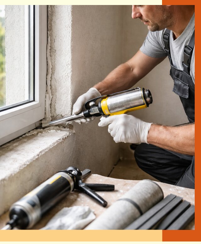 Герметизация стыков и примыканий в Балахне от 1254 руб. под ключ | ТепломастерБлх