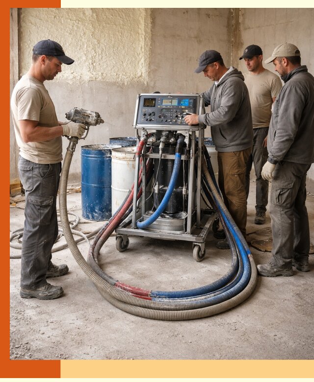 Аренда установки для напыления ППУ в Балахне на выгодных условиях